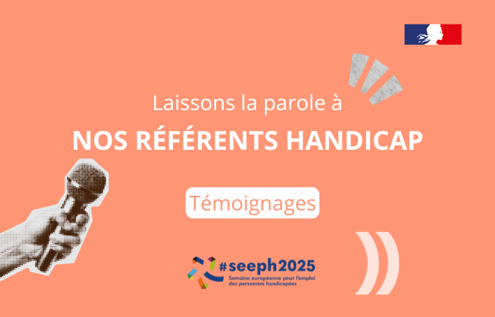 Image illustrant : Laissons la parole aux référents handicap
